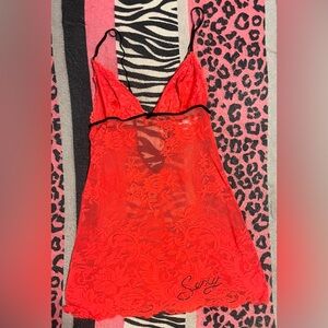 Vintage Victoria's Secret 2007 lace sexy lingerie slip